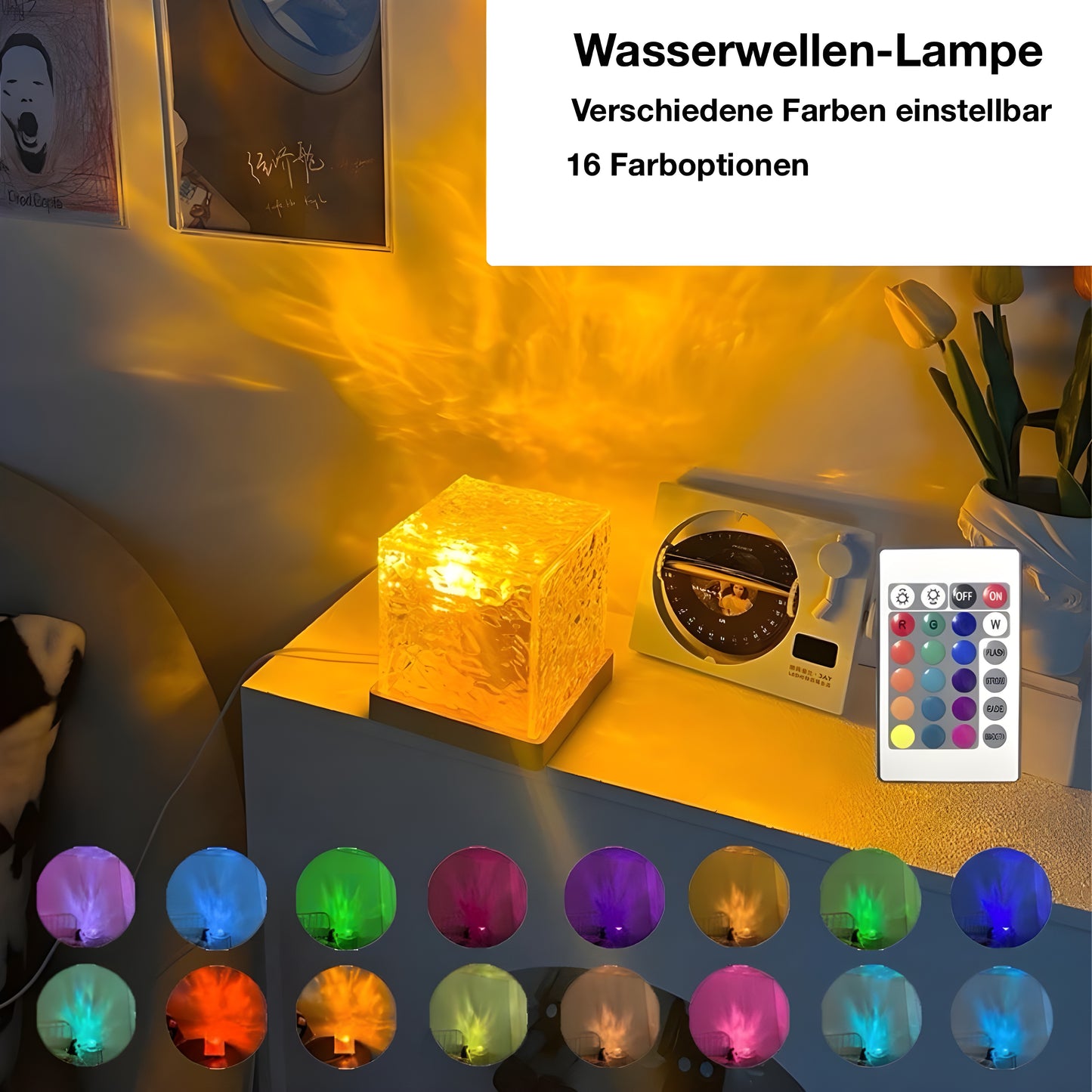 Wasserwellen-Lampe